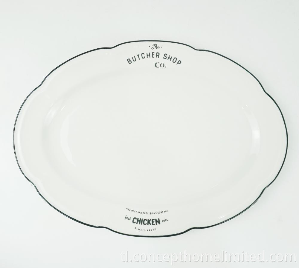 Embossed Porcelain Dinner Set With Decal Ch22067 01 5